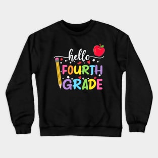 Fourth Grade Team 4th Grade Back to School Teacher Kid Crewneck Sweatshirt